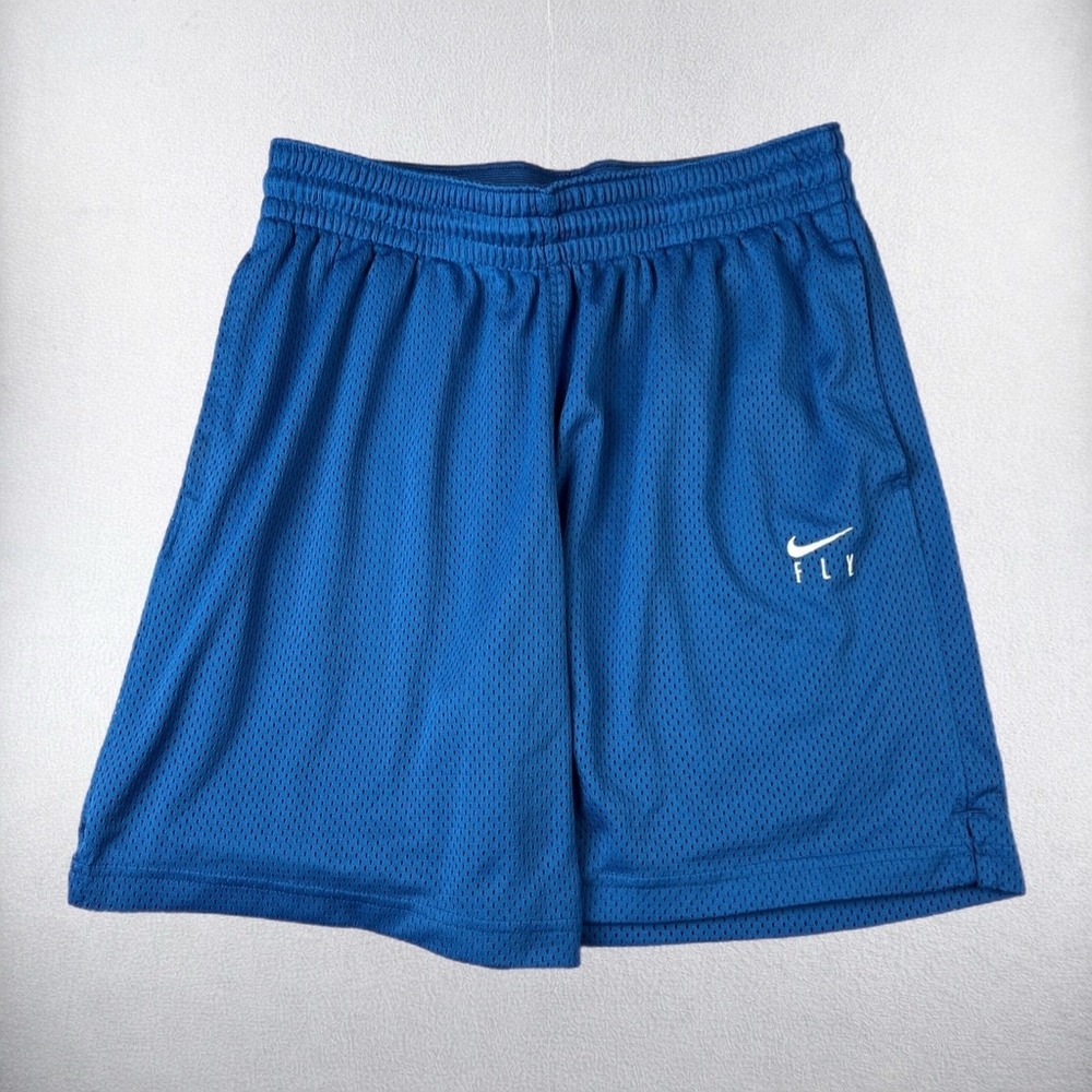 Nike Fly Mesh Basketball Shorts Mens Size M Blue Dri-FIT CU4573-476